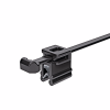 Cable clamp with clamp, Top fixing T50ROSEC4B, 200mm, black, reusable - 4