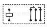Electromagnetic relay 230VAC - 2