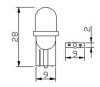 Автомобилна LED лампа, W5W, W2.1x9.5d, 12V - 2 - Викиват Автомобилна LED лампа, W5W, W2.1x9.5d, 12V - 2