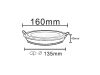 LED панел за вграждане 12W, кръг, 220VAC, 960lm, 6400K, студенобял, ф160mm, стъклена рамка, BL03-1220 - 2 - Викиват LED панел за вграждане 12W, кръг, 220VAC, 960lm, 6400K, студенобял, ф160mm, стъклена рамка, BL03-1220 - 2