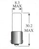 Miniature bulb 60 V 50 mA BA9s - 2