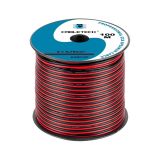 Speaker cable, 2x0.75mm2, black/red, KAB0390, Cabletech