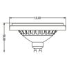 LED лампа AR111, 14W, 220VAC, GU10, 1220lm, 3000K, топлобяла, BA32-01450 - 2 - Викиват LED лампа AR111, 14W, 220VAC, GU10, 1220lm, 3000K, топлобяла, BA32-01450 - 2
