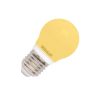LED bulb 1W, E27, 220VAC, mini sphere, yellow, BA70-0120 - 1