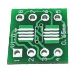 SO8, SOP8 to DIP8 adapter board, 2 rows, 8 holes