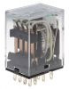 Electromagnetic relay MY4N, coil 12VDC, 240VAC/5A, 4PDT - 4NO + 4NC - 2