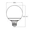 LED bulb (globe) G95 14W E27 cool white  - 4