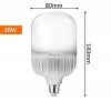 LED bulb 20W, E27, T80, 220VAC, 1710lm, 3000K, warm white,  BA13-02020 - 2