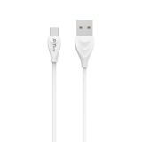 Кабел USB Type-C - USB-A/M, 1m, бял