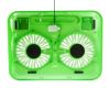 Laptop cooling pad, green, 10 to 17 inch laptops - 2 - Vikiwat Laptop cooling pad, green, 10 to 17 inch laptops - 2