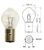 Automotive Filament Lamp, 12 V, 60 W, BA20S