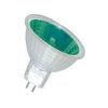 Халогенна лампа MR11, G4, 12 V, 35 W, закрита, зелена - Викиват Халогенна лампа MR11, G4, 12 V, 35 W, закрита, зелена