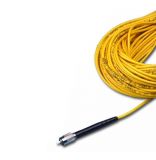 Оптично влакно HPC-S0.66 с  прав накрайник, 20m жълт кабел