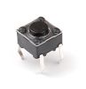 Micro button, 6x6x4.3mm, SPST, OFF- (ON), THT, TACT-64K-F 
