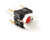 Микробутон, 6x7x8mm, SPST, OFF-(ON), THT