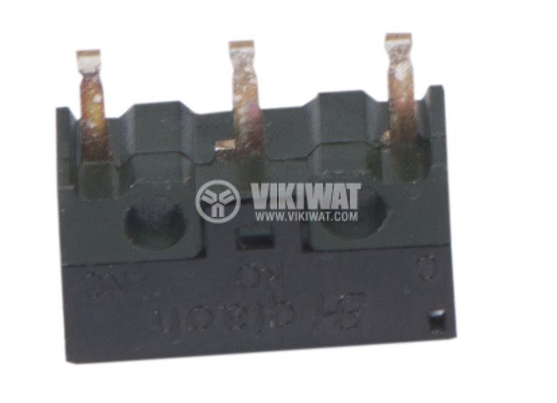 Micro switch, 1А, 250V, NC+NO, with button, MSW21 - 3