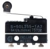 Microswitch lever with roller, SPDT, 3A / 250VAC, 19.8x6.4x10.2mm, ON- (ON), SS-5GL2 - 1