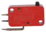 Microswitch with pushbutton, SPDT, 6A / 2500VAC, 28x10.1x16.1mm, ON- (ON), MP-34