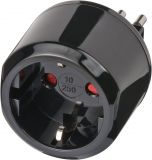 Travel adapter, adapter from Schuko contact to Italy