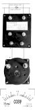 Power Factor Meter (cos φ), 220VAC, 0.5-1-0.5 - 2 - Vikiwat Power Factor Meter (cos φ), 220VAC, 0.5-1-0.5 - 2