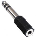 Audio connector, transition, jack 6.3 stereo, 3.5 mono, ZLA0285S.1, Cabletech 
