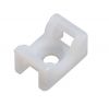 Holder for cable ties KR6G5-PA66-NA, 12x18mm, white - 1