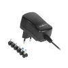 Power Adapter, 230VAC, 3~12VDC, 0.6A, stabilized, URZ1152A, Rebel
 - 1