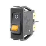 Rocker switch with 2 positions, OFF-ON, 16A/250VAC, hole 28x12.5mm