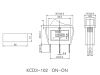Rocker превключвател, 2 позиции, ON-ON, 15A/250VAC, отвор 28x10mm, 3 извода, KCD3-102 - 2