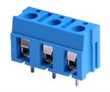 PCB TERMINAL BLOCK WITH INSULATING BARRIERS, 3 PINS, 16A, FOR PRINTED MOUNTING