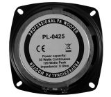 Loudspeaker, PL-0425, 30W, 8Ohm, 4" - 2 - Vikiwat Loudspeaker, PL-0425, 30W, 8Ohm, 4" - 2