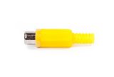 Cable connector RCA F, F-838 yellow - 2 - Vikiwat Cable connector RCA F, F-838 yellow - 2