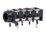 Connector, 3.5mm, stereo, F 21043