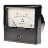 Analogue panel ammeter 4M32 , 60 A, DC, shunt operated 60mV