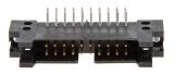 Connector IDC, male, 20 pins, 2.56mm raster, 90°