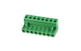 Female TERMINAL BLOCK WITH INSULATING BARRIERS, 12 PINS, 15A