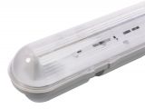 LED Waterproof fixture 1x9W, T8, 230VAC, IP65, 600mm, double-side, E Plus Pro