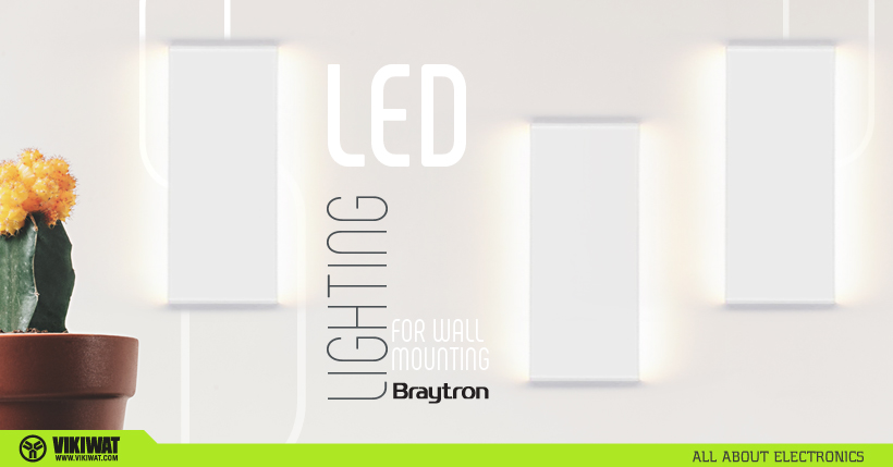 LED wall light AVVA-WL01, 8W, 220VAC, 400lm, 3000K, warm white, IP20