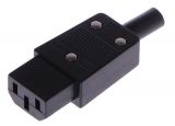 Power mains connector AC, C13, female plug, 10A - 3 - Vikiwat Power mains connector AC, C13, female plug, 10A - 3