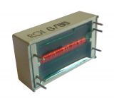 Reed relay electromagnetic RGK 20/2, coil 12VDC, 60VDC/0.3A, DPST-2NO