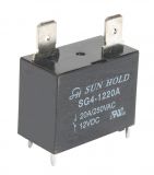 Реле електромагнитно универсало, бобина 12VDC, 250VAC/20A, SPST NO, SG4-1220A - 1 - Викиват Реле електромагнитно универсало, бобина 12VDC, 250VAC/20A, SPST NO, SG4-1220A - 1