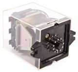 Реле 24 VDC, 250 VAC/16 A, 3NO+3NC, 61x59x80 mm, 11 pin - 3 - Викиват Реле 24 VDC, 250 VAC/16 A, 3NO+3NC, 61x59x80 mm, 11 pin - 3