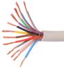 Data control communication cable, 12x0.5mm2, copper, white, shielded, LIYCY

