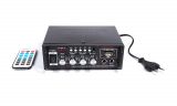 Amplifier AV-698E, 180+180W, karaoke, USB port, SD slot, FM tuner