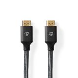 HDMI кабел, HDMI-HDMI, 5m, черен, 4K 60Hz, Ethernet, NEDIS