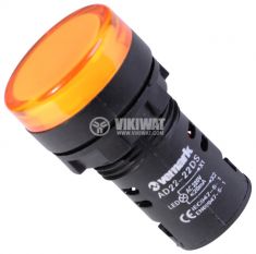 LED Indicator Lamp AD22-22DS/Y 220 VAC YELLOW