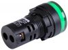 Индикаторна лампа LED, AD22-22DS, 24 VAC/VDC, зелена - 3