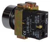 Бутон LAY5-BA51 400VAC/10A SPST - NО жълт - 3 - Викиват Бутон LAY5-BA51 400VAC/10A SPST - NО жълт - 3