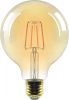 LED лампа FIlament, димируема, 6W, E27, 220VAC, 515lm, 2200K, топлобяла, G95, BB47-60620 - 2