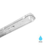 Влагозащитено LED осветително тяло AQUALINE, 2x20W, T8, 230VAC, IP65, 1200mm, едностранно, BT05-21282